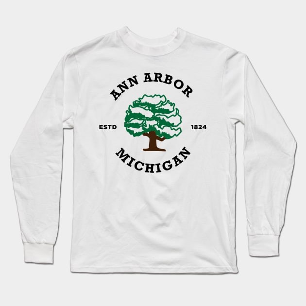 AFC Ann Arbor Prowess Long Sleeve T-Shirt by Vectographers